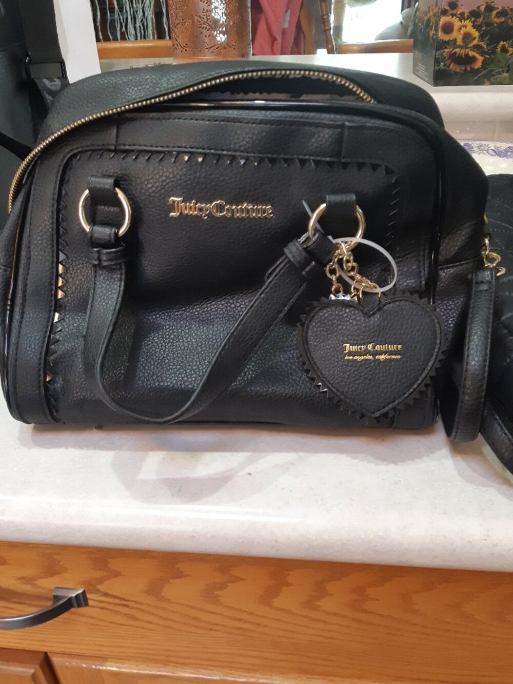 Juicy Couture faux leather medium bag